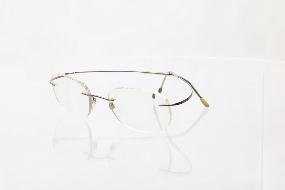 Silhouette Unknown Model Rimless Eyeglass FRAMES ONLY - FAIR CONDITION - READ